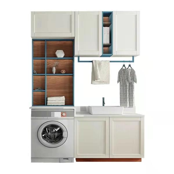 Modern Hotel Wall Mount Cabinet Basin Floating Solid Wood Bathroom Vanity Furniture