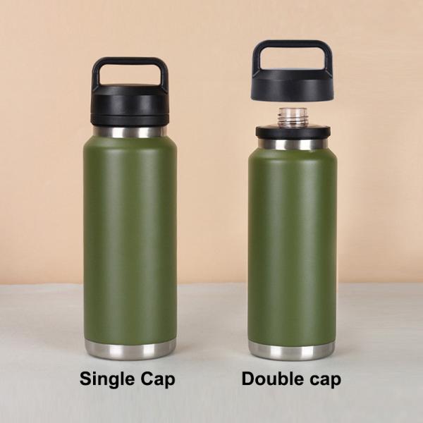 Stainless Steel 26oz Water Bottle Large Capacity 36oz Double Wall Portable 18oz Flasks