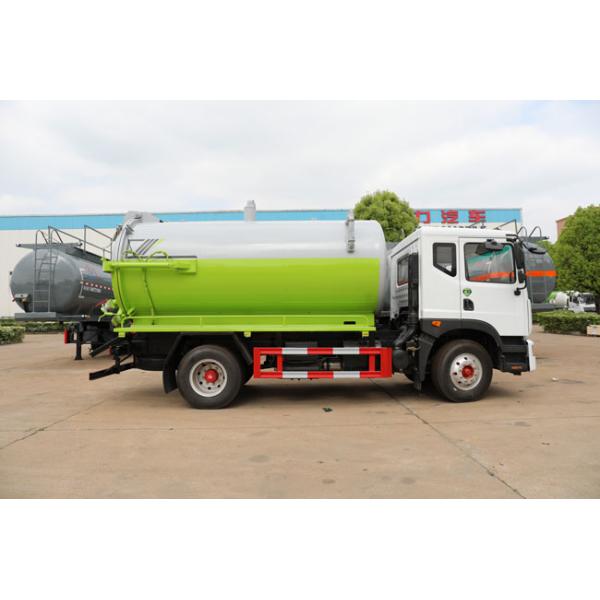 Le moins cher 4*2   10000 Litres  12000 Litres Camion d'aspiration d'eaux usées avec pompe à eaux usées