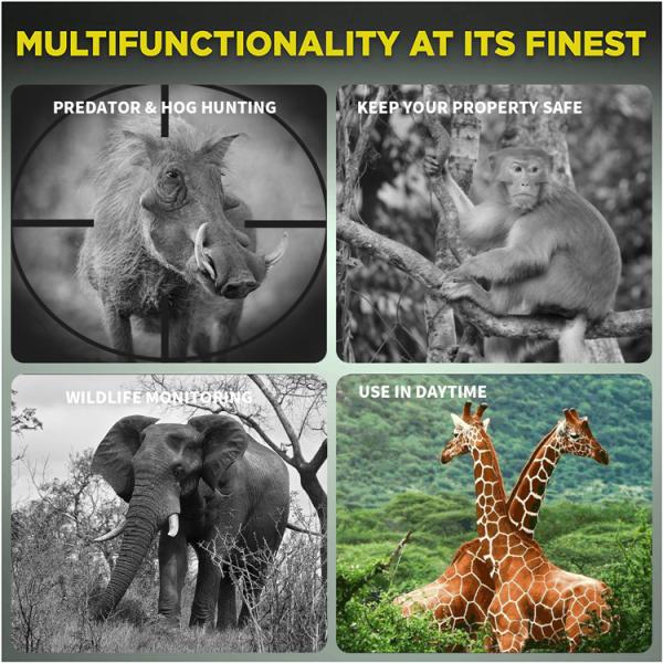 приборы ночного видения лазера 5x35 цифров для звероловства