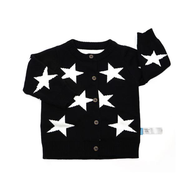 Jacquard Autumn Winter Wool Woolen Boy Girl Designer Knitted Winter Sweater Baby Cardigan