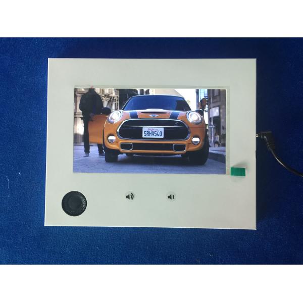 7 Inch Video POP Display Paper Card Digital Signage Lcd Video Brochure Card Witn Button Control