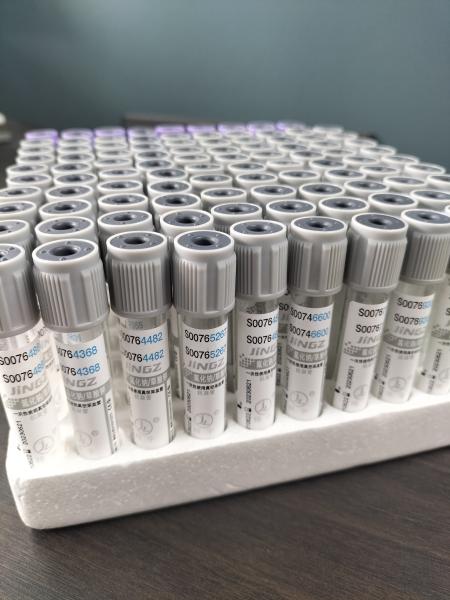 Grey Cap Glucose Tube 2ml-10ml For Medical Blood Collection Vacuum Tube