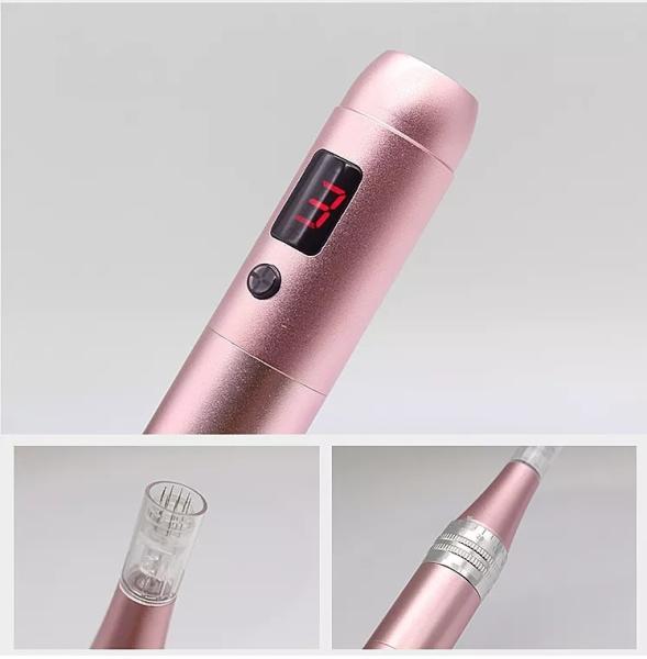Pena sem fio profissional micro Needling ajustável Derma profissional Pen Microneedle Machine de Microneedling