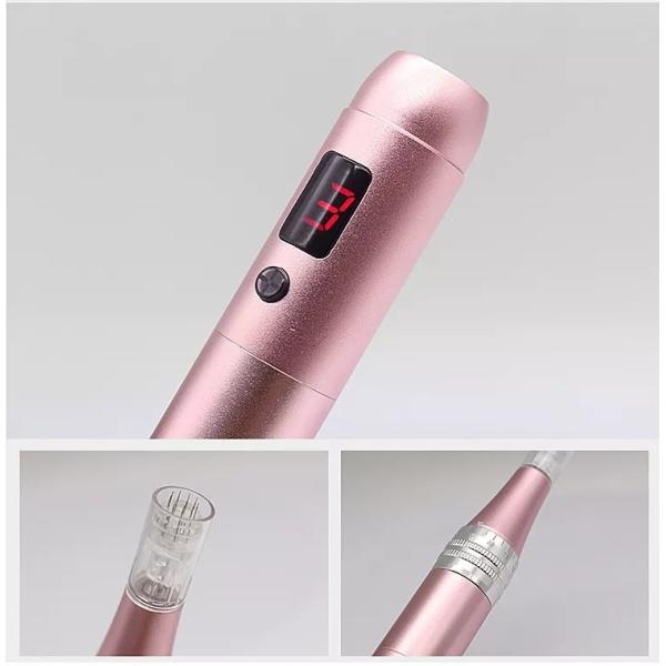 Профессиональная ручка Microneedling - беспроводная ручка Derma автоматическая - самый лучший инструментальный ящик заботы кожи для стороны и тела