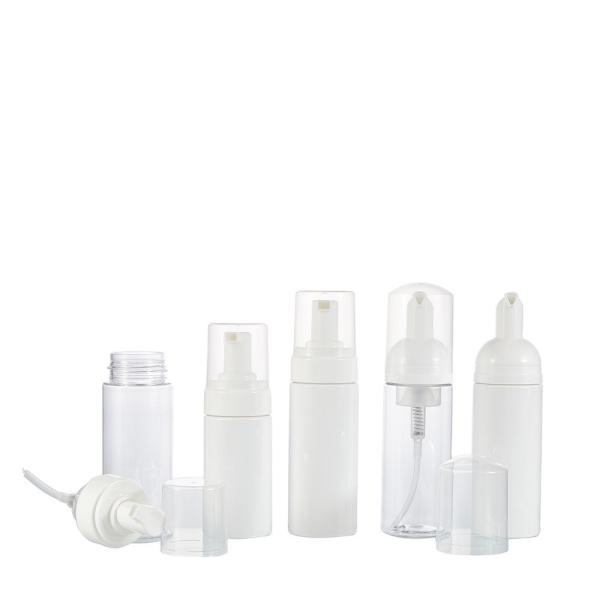 Screen Printing Foaming Pump Bottle PET For Facial Cleanser Mousse OEM