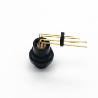 Cable connecteur de soudure de Fischer de bâti de carte PCB à angle droit pour le vrai panneau