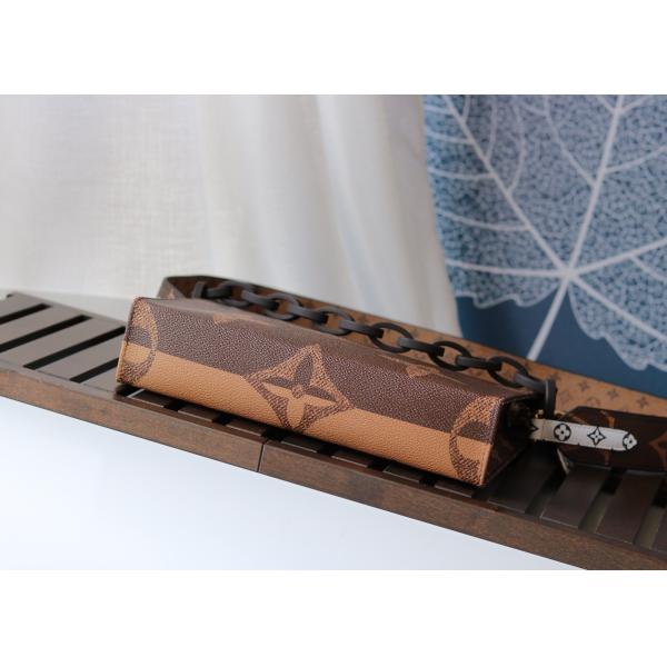 M47547 Wash Bag Monogram Carvas And Genunie Leather Luxury Chain Bag Make Up Cross-Body Bag