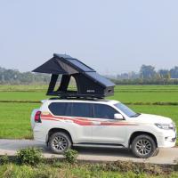 Tente de toit auto pour 2-3 personnes avec panneau solaire en aluminium