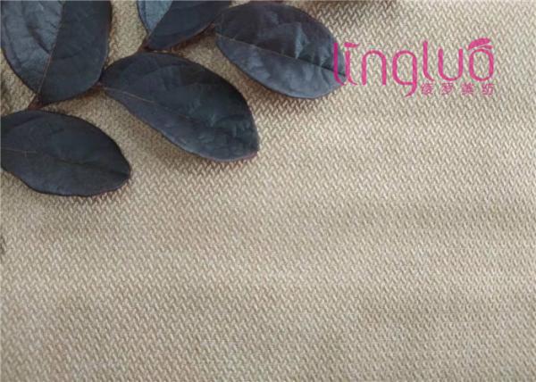 Herringbone Linen Shoe Fabric Types No Harmful Chemicals ROHS Certification