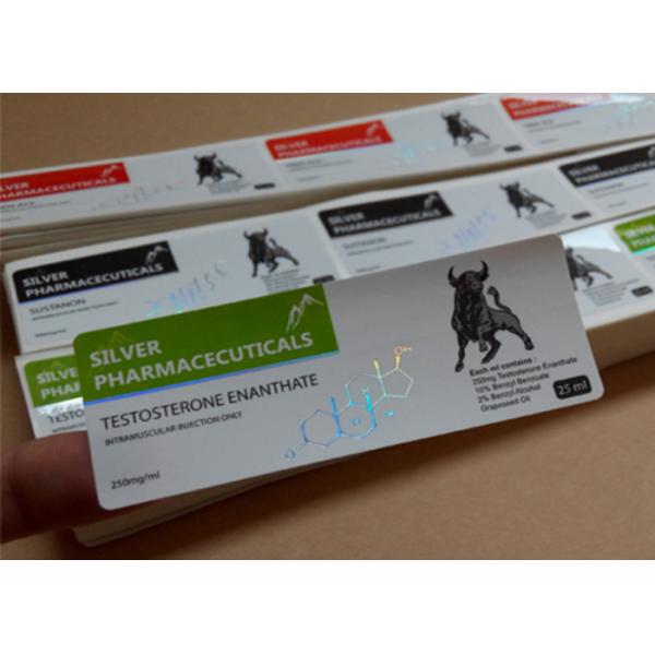 Ярлыки пробирки лаборатории 10мл, влияние Холограм стикеров ярлыка винила лазера Фарма