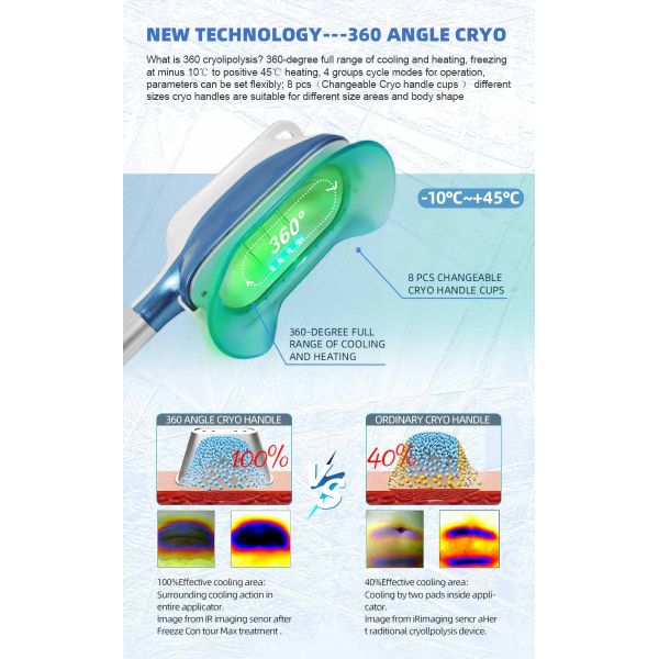 Multifunction Cryolipolysis Machine 1500W Cryolipolysis Body Sculpting Machine