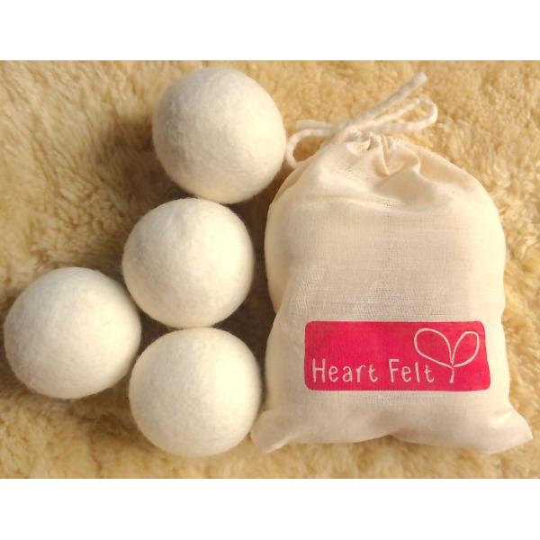 7cm 7.5cm 9 cm 100% wool dryer ball