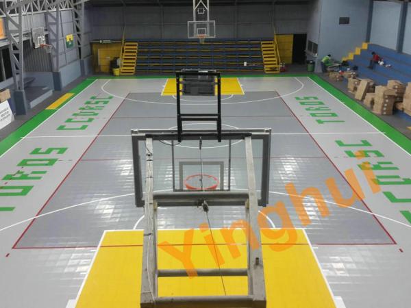 Indoor Futsal Court Sports Flooring Interlocking Sport Court Tiles