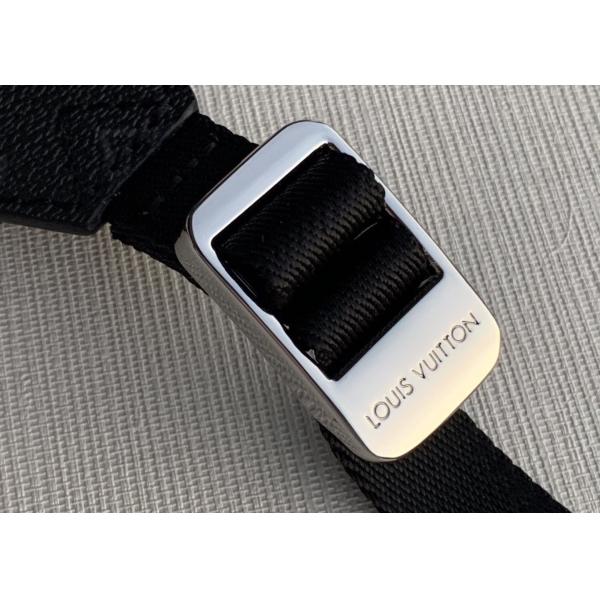 Leather Message Tote Ladies White Cross Body Bag Monogram Eclipse