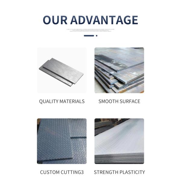 DIN Standard Flange Plate ASTM A36 Ss400 Горячо прокатаная пластина из углеродной стали