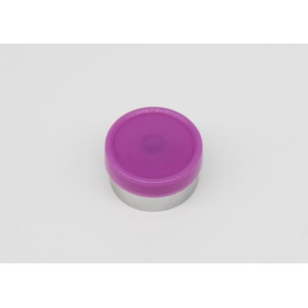 da injeção lisa roxa da flange de 13mm tampões de vidro farmacêuticos do tubo de ensaio