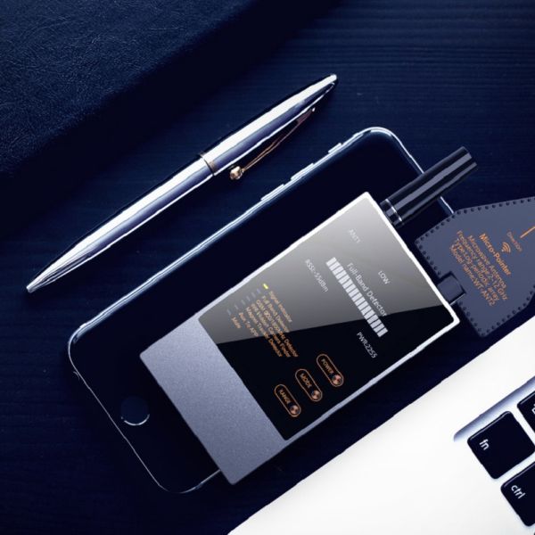 Wireless Audio Bug GPS Camera Detector Finder with Battery-Powered Anti RF Detection