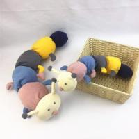 Le coton mou fait sur commande en gros de Toy Multi Colors Plush Centipede pp de bébé d'OEM d'ODM d'OAINI a bourré