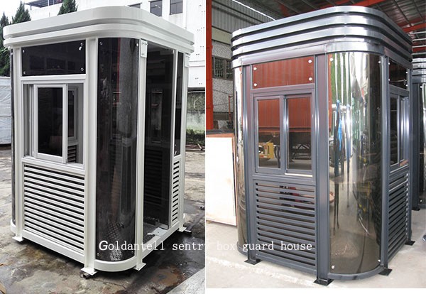 Steel Security Guard House 2000x2500mm Prefabricated Toll Booth