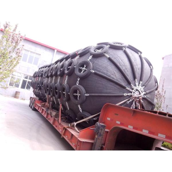 Anti Collision Marine Pneumatic Rubber Fender Length 0.5 - 9.0m Less Reverse Impact