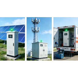 Industrial Outdoor Power Cabinet | IP55 Protection, 40KA Lightning Protection & Natural Cooling System