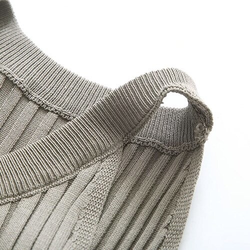 OEM жилет плеча maufactory лета узкий обходит безрукавное новое бортовое разделение делает ямки сексуальная тазобедренная юбка