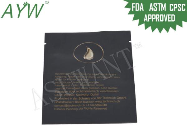 Sacos da soldadura térmica da barreira da fragrância com 3 o lado selado, saco pequeno do fechamento do perfume para o sal de banho