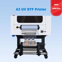 Machine d'impression numérique d'autocollants UV DTF de 30 cm à double tête