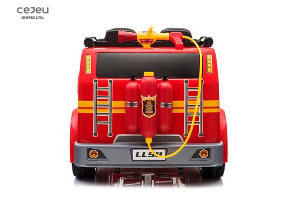 2 SeatS 3km/Hr Kids Ride On Toy Car 37 Months Ride On Fire Truck 12v Lights