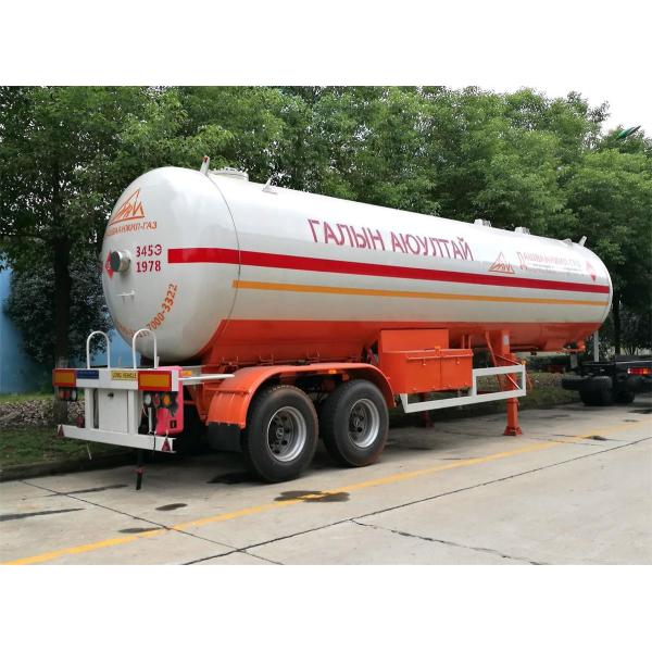remorque de transport du propane 20T, camion de livraison horizontal de propane de balle capacité de 40000 litres