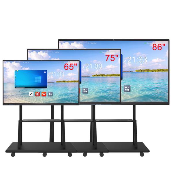 Qtenboard 4K 20 Point Touch Screen Interactive Whiteboard with OEM/ODM Support for Bulk Orders