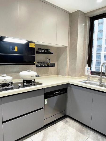 Handmade Wooden Kitchen Cabinets MID-Century Modern Wooden Kitchen Cabinets
