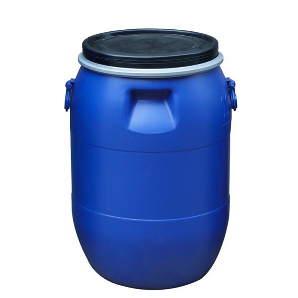 Round Plastic HDPE 100% 120l Blue Chemical Barrel Open Top