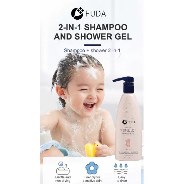 2 In 1 Baby Lavender Body Shampoo And Shower Gel Vitamins Panthenol 473ml