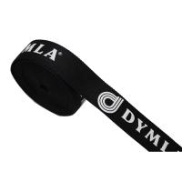 Cinturón de poliéster impreso de 4 cm de color negro con logotipo personalizado de alta resistencia