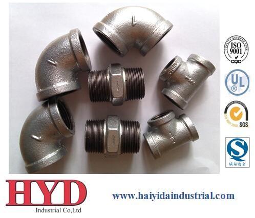 Galvanized malleable iron pipe fitting China factory