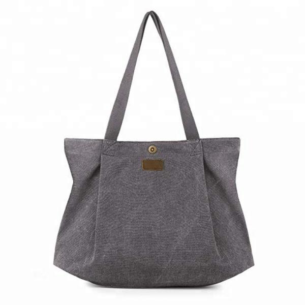 Casual One Strap Tote Bag Zipper Closure Medium Size Sturdy Fashionable