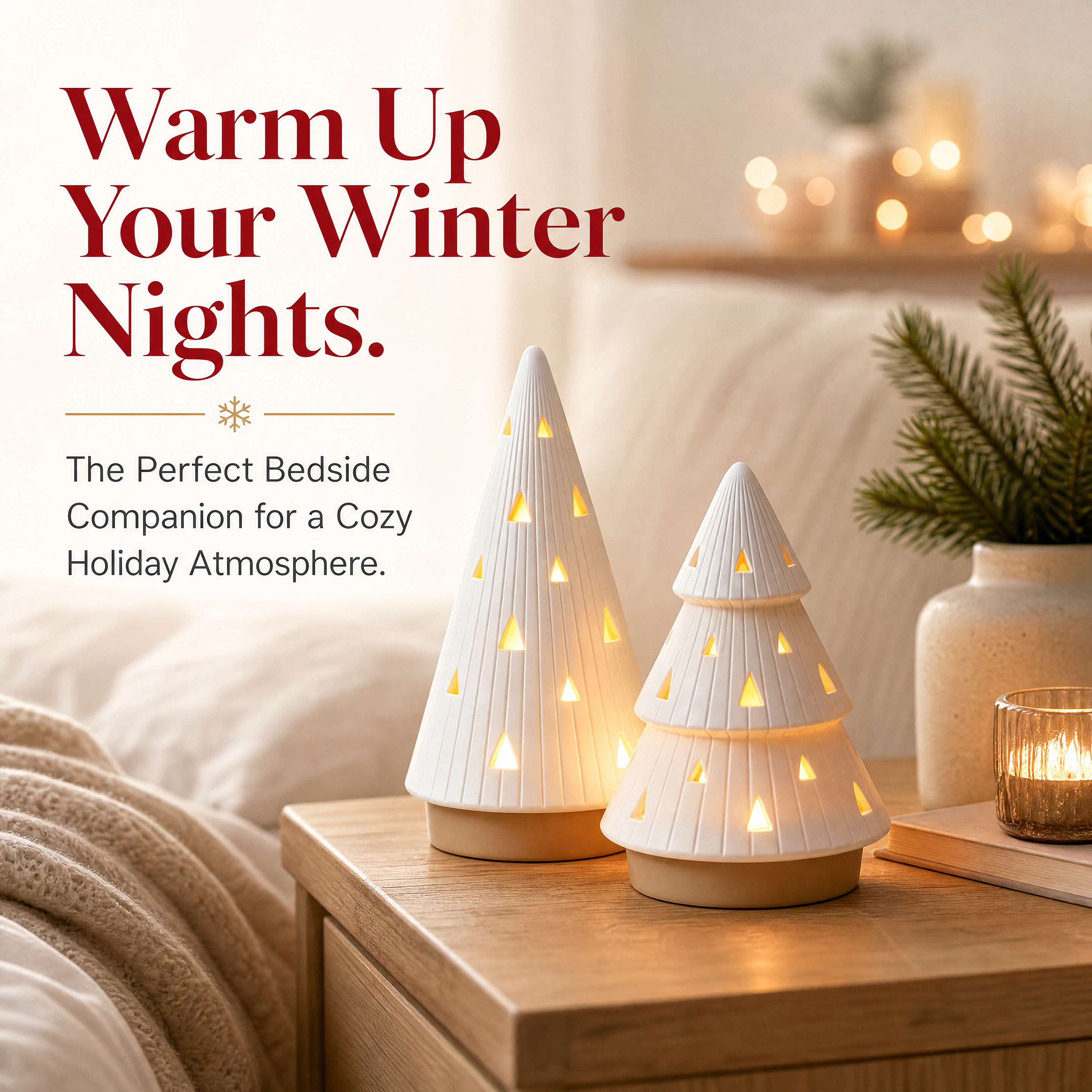 Nordic Textured 3D Printed Custom Ceramic Desktop Hollow Ornament Lamp