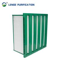 E12 99,5 % Filtro medio tipo caja de ABS para sala blanca con espaciadores de EVA