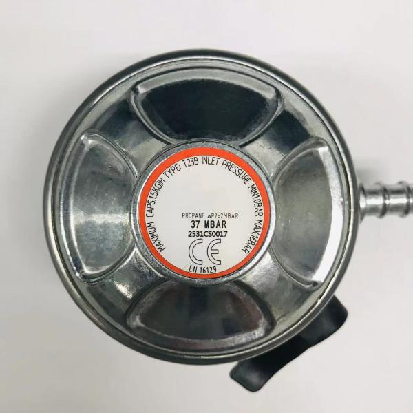 Customized Support High Low Pressure Gas Regulator for LPG Safety 1.5 kg/hr Capacity