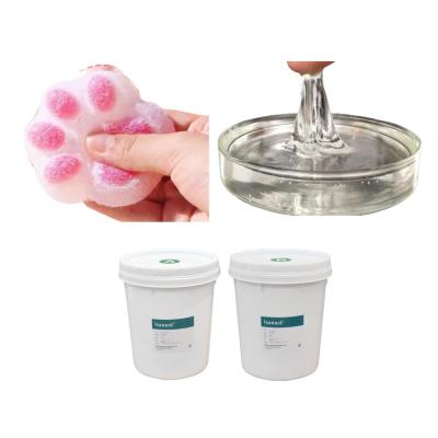 OEM 1:1 Raw Silicone Potting Material Super Soft Silicone Squishy Maker Gel