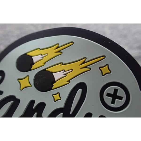 Eco - Friendly Stick On Handmade Rubber Logo Patches
