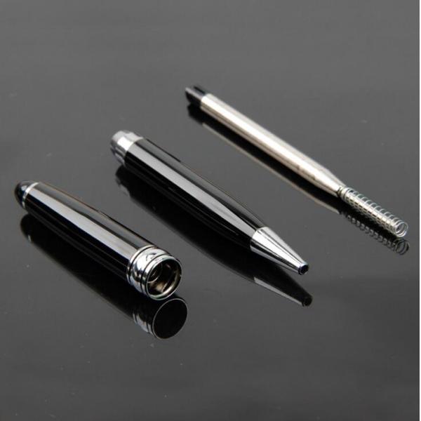 Popular Black Hotel metal pen with custom laser engraving logo