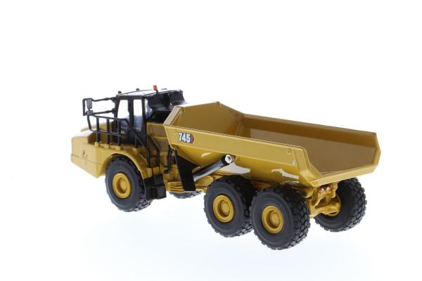 DM 1:64 CAT 745 Articulated Dump Truck Engineering Hauler Model 85639