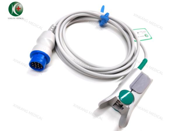 Alcohol Disinfecting Spo2 Extension Cable 7 Pin Compatible Mindray T5/T8