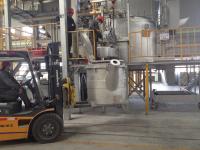 Poches en aluminium fondues de transfert de capacité de 500KG 15C versant le métal fondu
