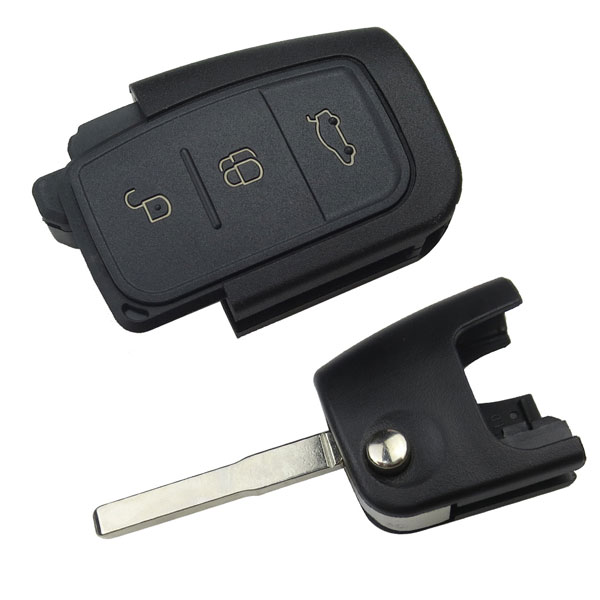 3 Buttons 433 mhz ID60/4D60 Chip Folding Flip Fob Remote Car Key For Ford Focus Mondeo Fiesta