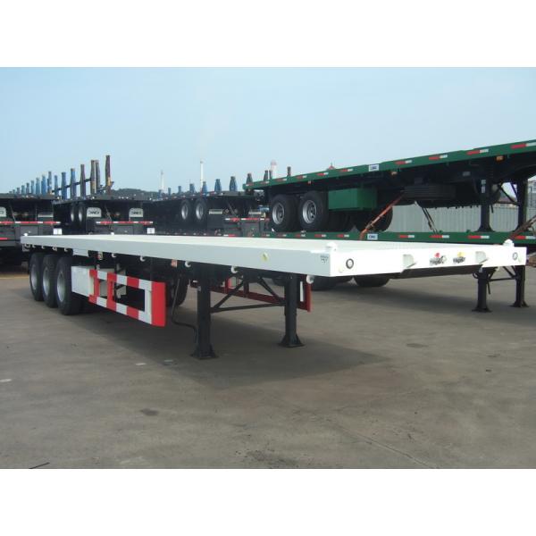 tridem container semi flat deck trailer 45ton load