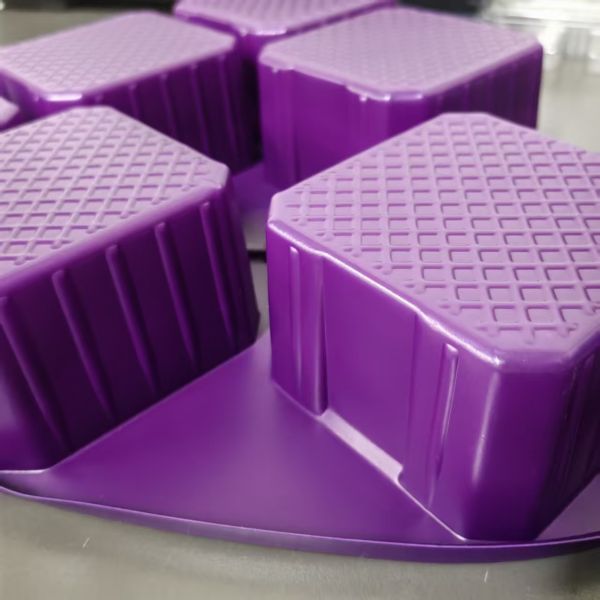 Customized disposable 6 cavity purple dried fruit gift box packaging tray